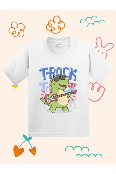 T-Rock Design Printed Kids T-shirt