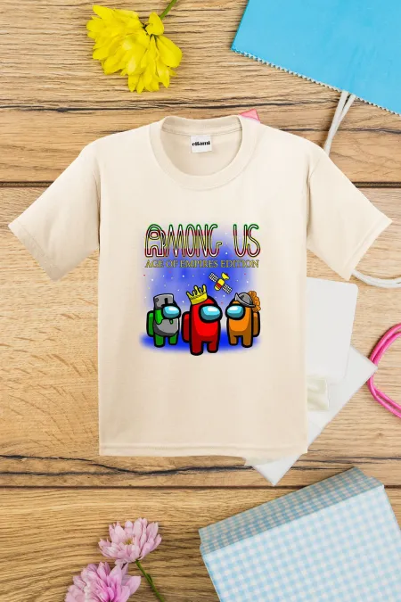 T-shirt imprimé pour enfants Among Us