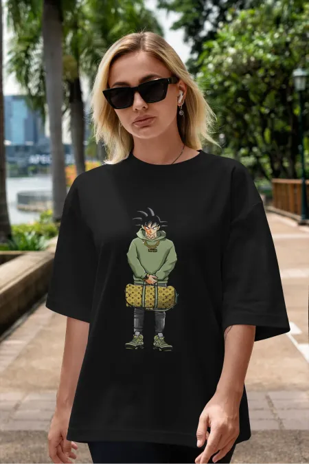 SAIYAN Unisex Men's/Women's Custom Printed Oversize Cotton Crew Neck T-Shirt