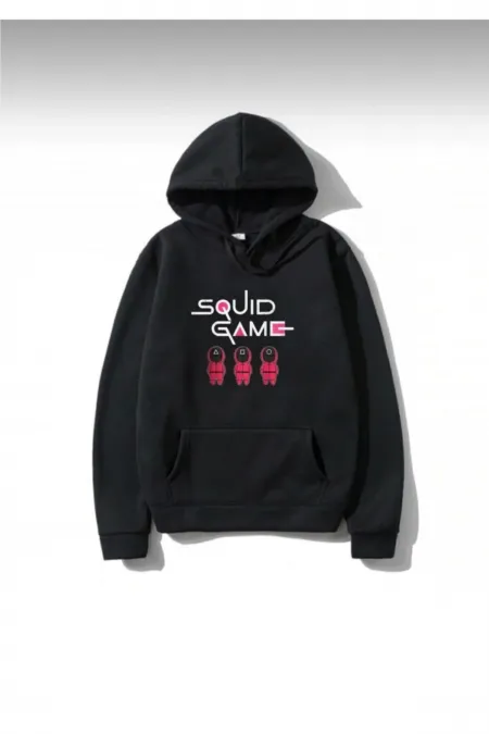 Unisex Squid Game Baskılı Sweatshirt