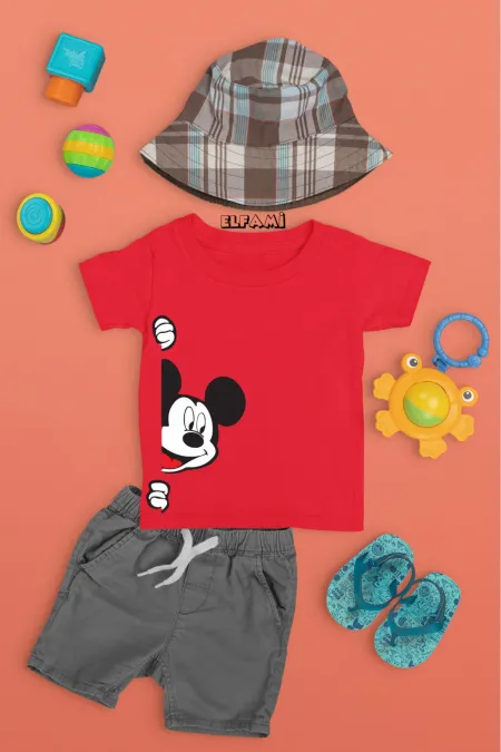 T-shirt imprimé dessin animé pour filles/garçons