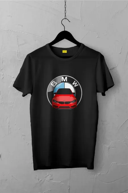 Bmw F30 Tasarımlı Tshirt , Unisex Premium, Çatlama Solma Yapmaz / Otomobil