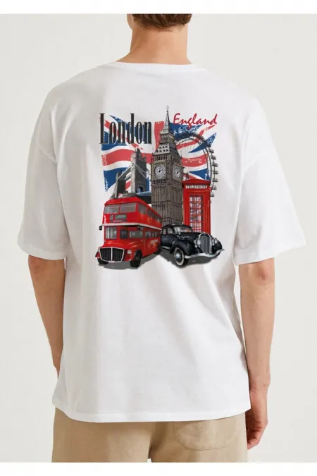 London Printed Oversize T-shirt