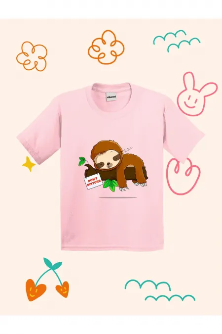 Don't Disturb Printed Kids T-shirt