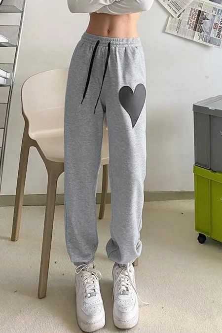 Kalpli Kadın Jogger Eşofman Altı
