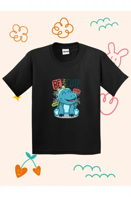 Be Cute Roar Printed Kids T-shirt