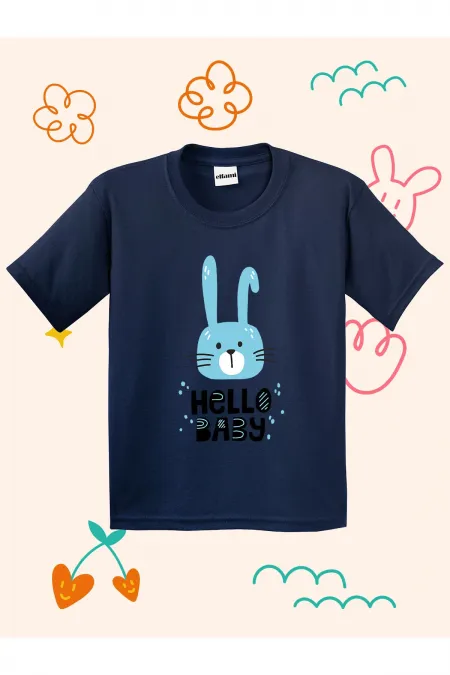 Hello Baby Printed Kids T-shirt