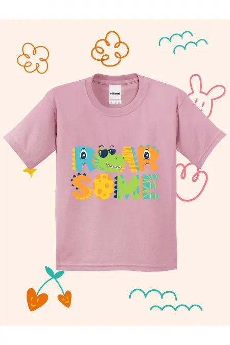 Dino Roar Some Printed Kids T-shirt
