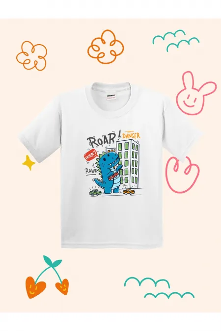 Roar Dino Printed Kids T-shirt