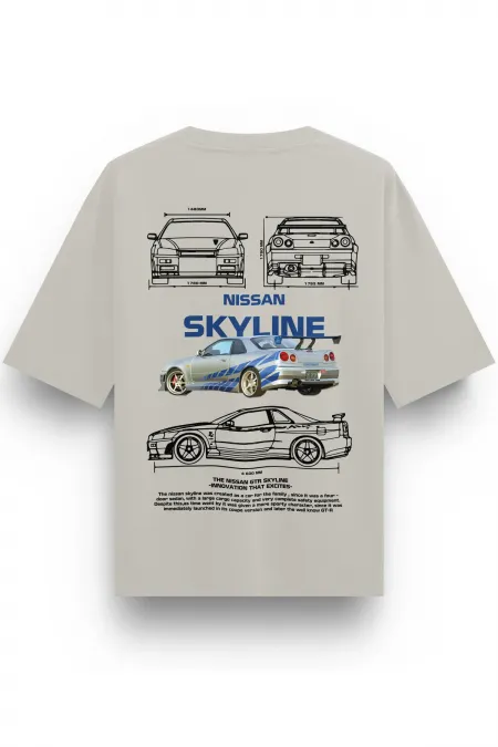Nissan Skyline Oversize Unisex Tshirt