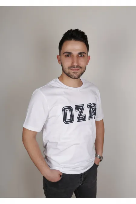 WHITE CREW NECK T-SHIRT
