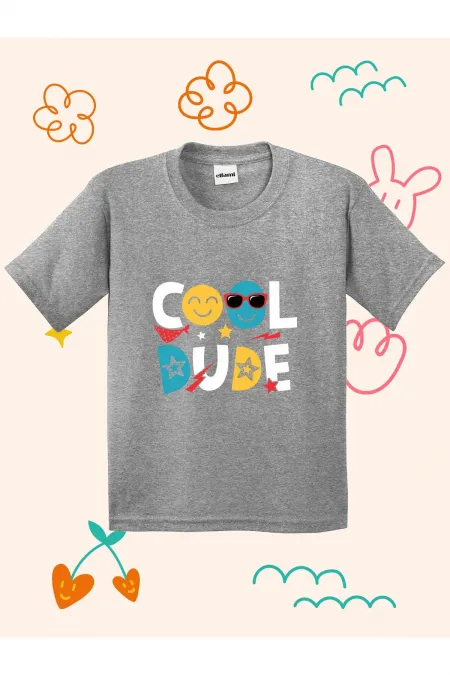 Cool Dude Stars Printed Kids T-shirt