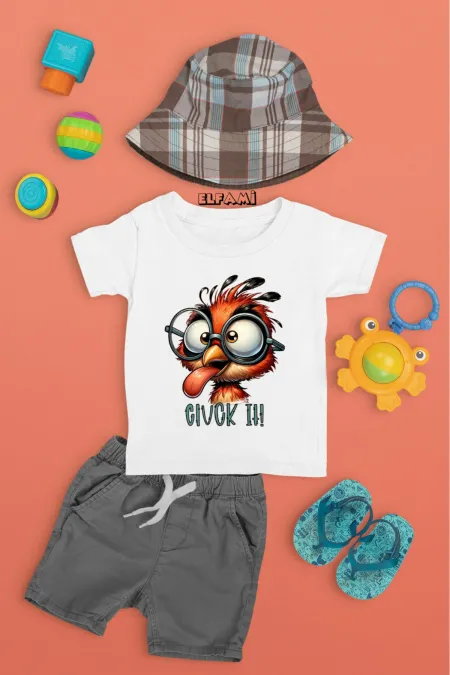 T-shirt imprimé dessin animé pour filles/garçons