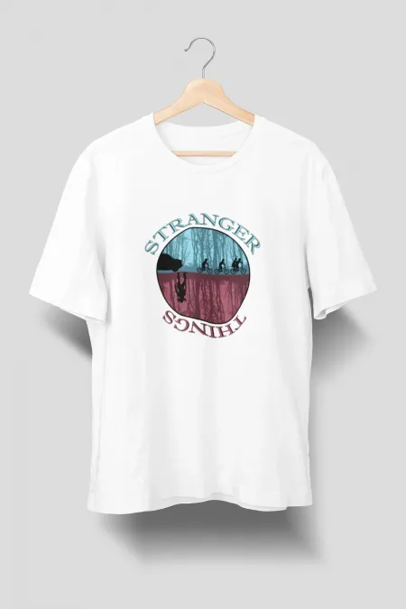 Stranger Things Tişört Baskılı Unisex