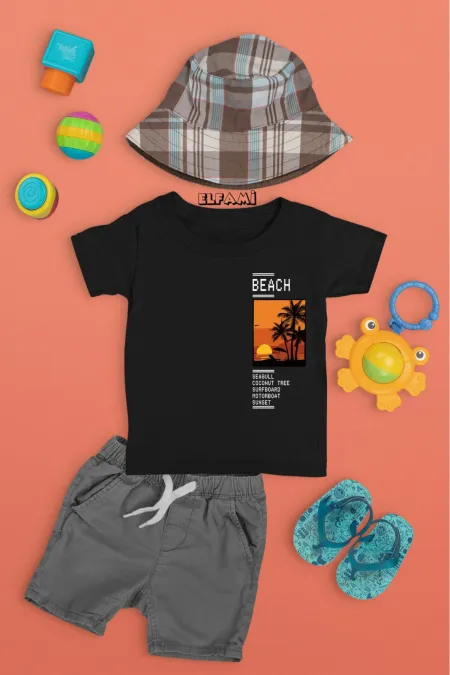 T-shirt imprimé NASA pour filles/garçons