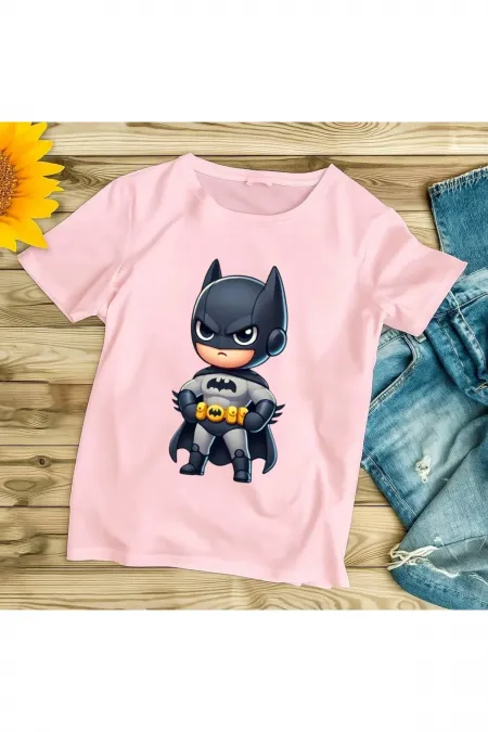 Batman Marvel Avengers Printed Oversize Kids T-Shirt