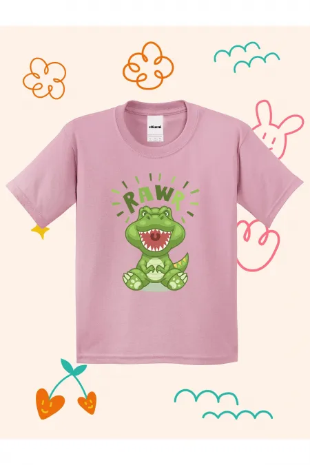 Rawr Religious Printed Kids T-shirt