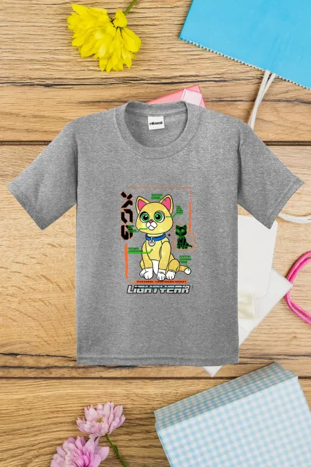 T-shirt imprimé chat Lightyear pour enfants