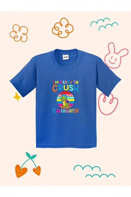 Kindergarten Design Printed Kids T-shirt