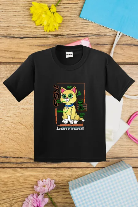 T-shirt imprimé chat Lightyear pour enfants
