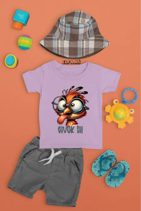 T-shirt imprimé dessin animé pour filles/garçons