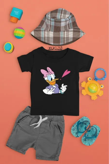 T-shirt imprimé dessin animé pour filles/garçons