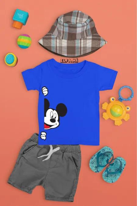T-shirt imprimé dessin animé pour filles/garçons