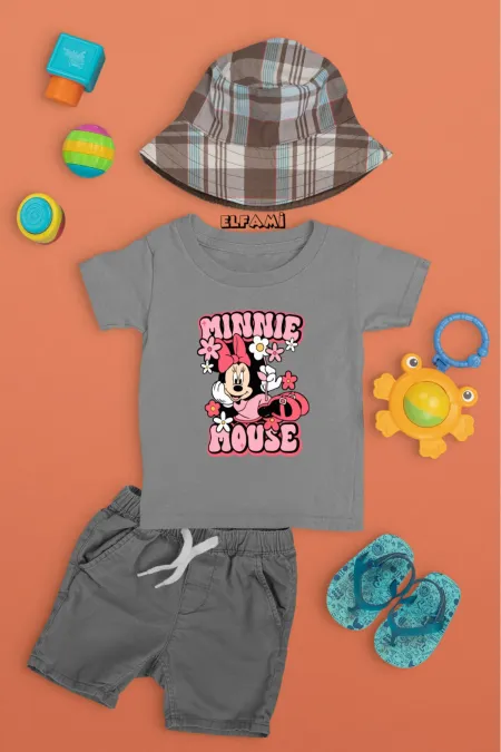 T-shirt imprimé dessin animé pour filles/garçons