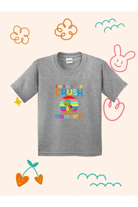Kindergarten Design Printed Kids T-shirt