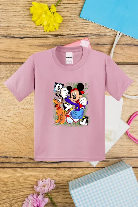 T-shirt imprimé Mickey Mouse pour enfants