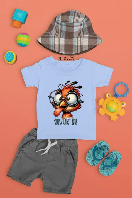 T-shirt imprimé dessin animé pour filles/garçons