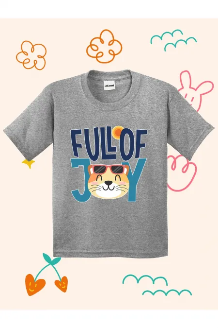 Full Of Joy Printed Kids T-shirt