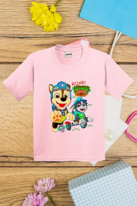T-shirt imprimé dinosaure Paw Patrol pour enfants