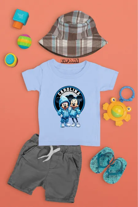 T-shirt imprimé dessin animé pour filles/garçons