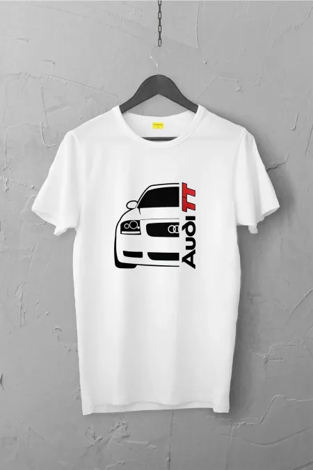 Audi Tt Mk1 Tasarımlı Tshirt , Unisex Premium, Çatlama Solma Yapmaz / Otomobil