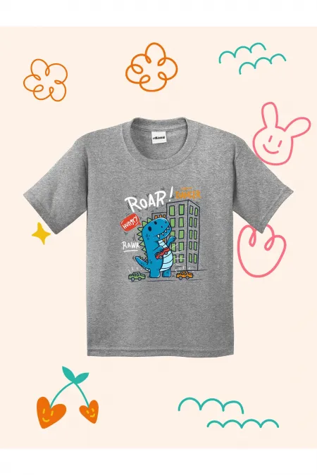 Roar Dino Printed Kids T-shirt