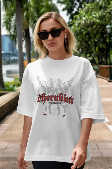 Unisex Men's/Women's THE GUARDIANS Custom Printed Oversize Cotton Crew Neck T-Shirt