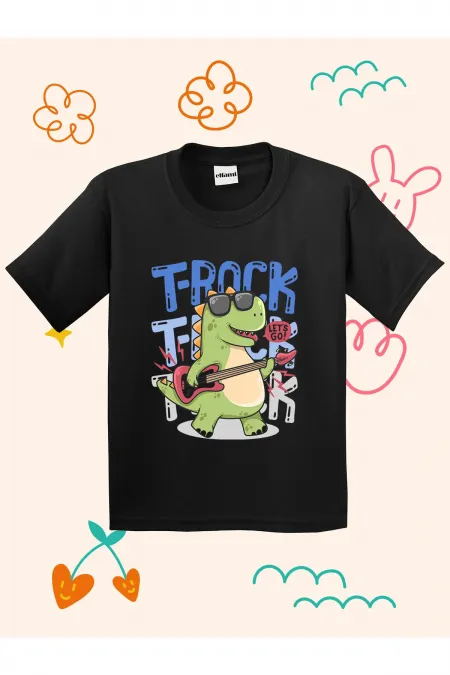 T-Rock Design Printed Kids T-shirt