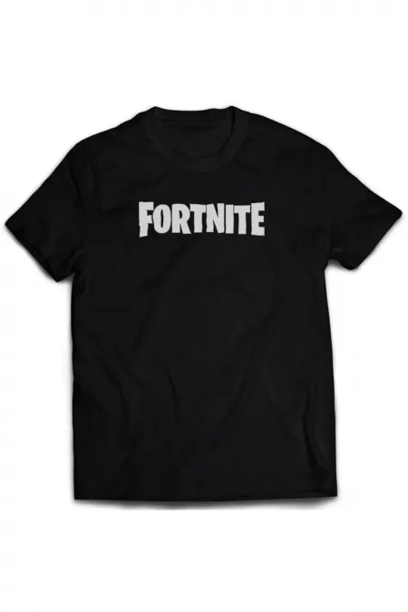 Unisex Siyah Games Series Fortnite Pamuk Tişört