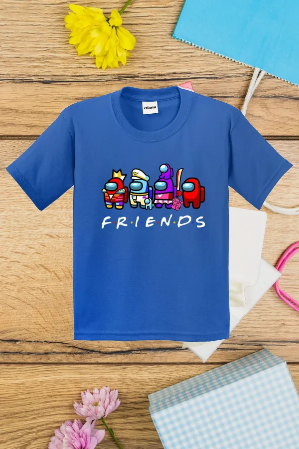 T-shirt imprimé Among Us Friends pour enfants