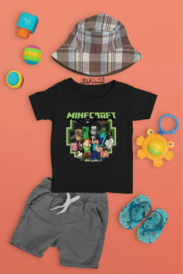 T-shirt imprimé Creeper pour fille/garçon