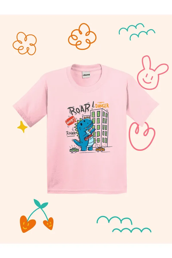 Roar Dino Printed Kids T-shirt