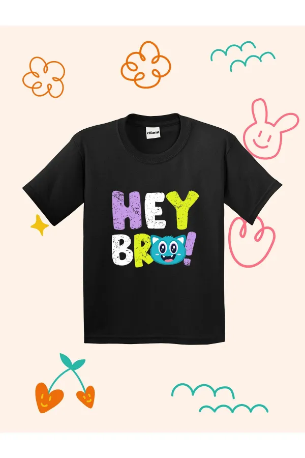T-shirt enfant Hey Bro Design