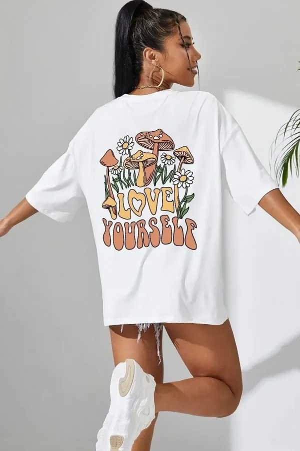 Love Yourself garalio Printed T-shirt