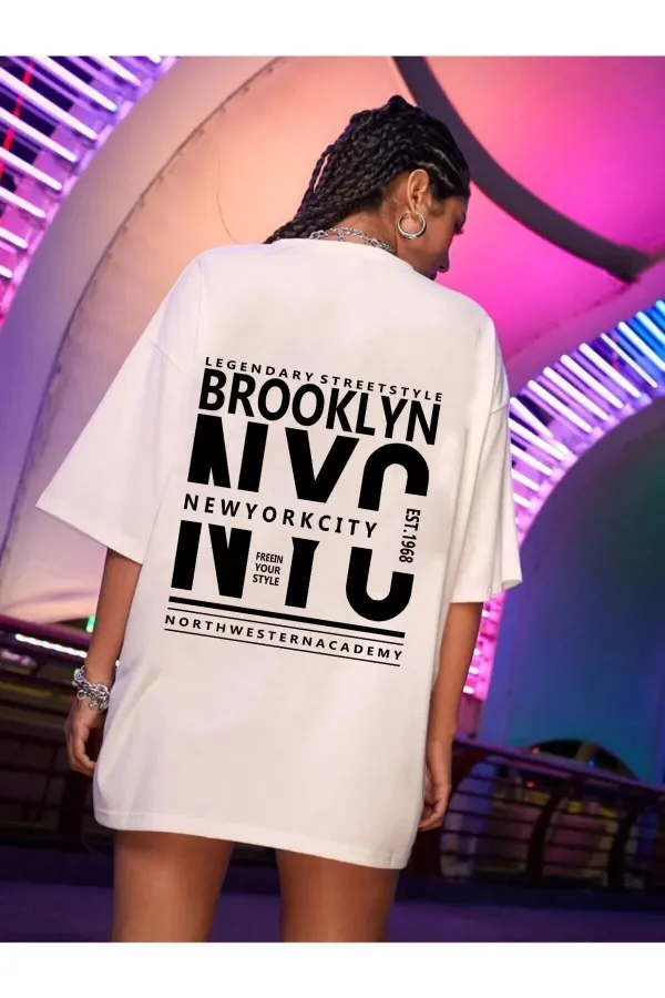 Unisex Brooklyn Relaxed Fit Oversize T-shirt Unisex Brooklyn Relaxed Fit Oversize T-shirt