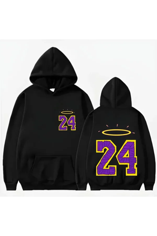 24 PRINTED HOODED SWEATSHIRT