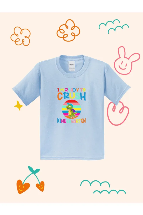 Kindergarten Design Printed Kids T-shirt