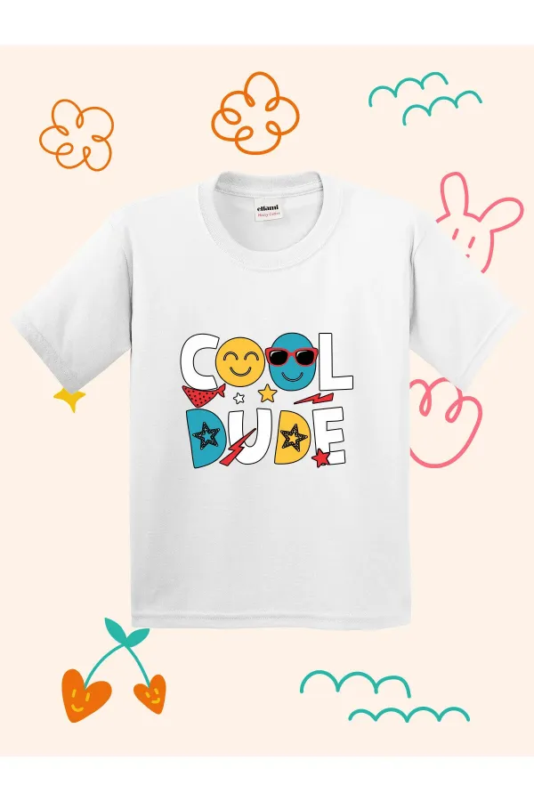 Cool Dude Stars Printed Kids T-shirt