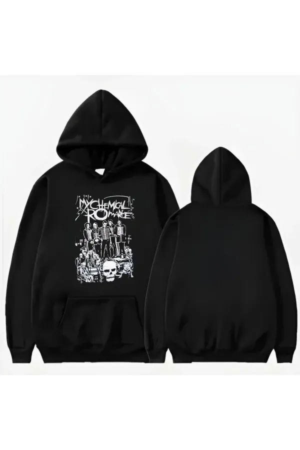 SWEAT-SHIRT À CAPUCHE IMPRIMÉ