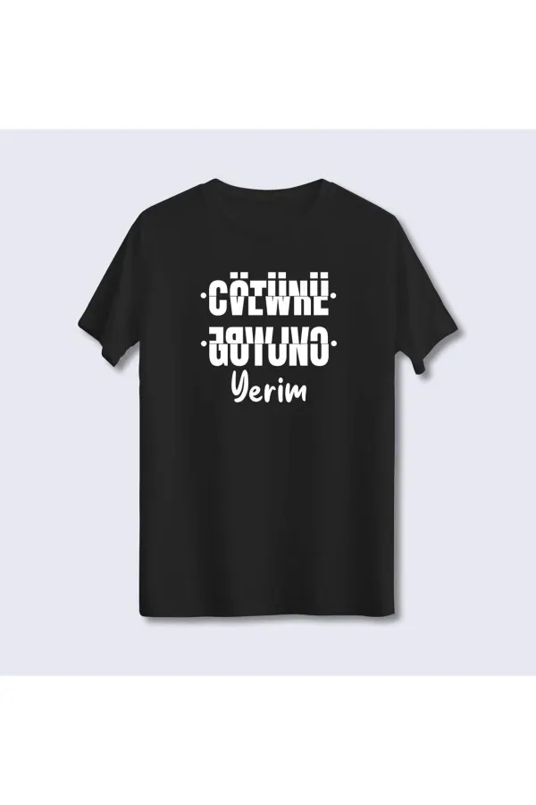 T-shirt oversize plié avec texte secret Espiri